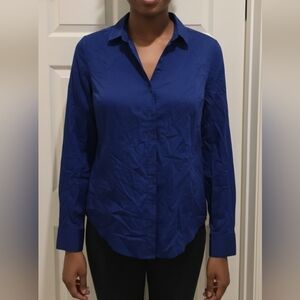 Blue Button-Up Shirt